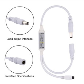 Btsg ตัวควบคุมหรี่ไฟ LED DC12V 24V 6 คีย์ ขนาดเล็ก สําหรับโคมไฟติดผนัง ทางเดิน