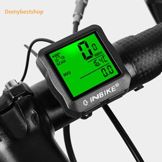 [Domybestshop.th] Inbike คอมพิวเตอร์ดิจิทัล LCD มีสาย สําหรับจักรยานเสือภูเขา