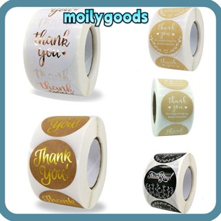 Moilyhd สติกเกอร์โฮโลแกรม ลาย Thank You สําหรับตกแต่งเครื่องเขียน งานแต่งงาน