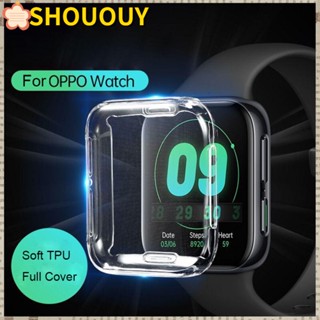 Shououy ฟิล์มกันรอยหน้าจอ TPU แบบนิ่ม สําหรับ OPPO Watch 1/2 41 มม. 42 มม. 46 มม.