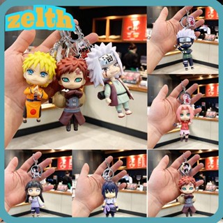 Zelth พวงกุญแจยาง จี้การ์ตูนอนิเมะ Sasuke สําหรับห้อยกุญแจรถยนต์