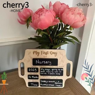 Cherry3 บอร์ดไม้ แบบพกพา ใช้ซ้ําได้ ทําความสะอาดง่าย สําหรับเด็กนักเรียน