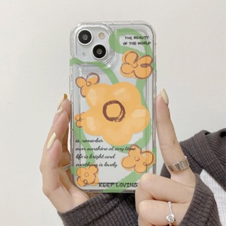 Yiki|เคสโทรศัพท์มือถือแบบนิ่ม TPU ลายการ์ตูนกราฟฟิตี้ ดอกไม้สีเหลือง ฤดูร้อน สําหรับ Motorola E32 E22 G73 G72 E13 2023 G53 G9 Play G23 G13 G22 G10 G30