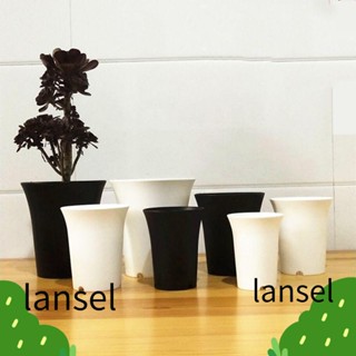 Lansel กระถางดอกไม้ กระชับ พลาสติก ถาดล่าง ชาวไร่