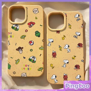 Pingcoo - เข้ากันได้สำหรับ เคส iphone 11 เคสไอโฟน เคสไอโฟน11 เป็นมิตรกับสิ่งแวดล้อมย่อยสลายได้เคสสีเหลืองนุ่มกันกระแทกป้องกันน่ารักการ์ตูนสุนัขนักบินอวกาศเข้ากันได้กับ iPhone 14 13 Pro สูงสุด 12 Pro สูงสุด 11 XR XS 7 8Plus