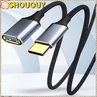 Shououy OTG อะแดปเตอร์ ความเร็วสูง ดิสก์ U เมาส์ คีย์บอร์ด Type-C 3.1 เป็น USB 3.0