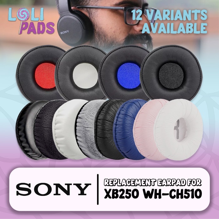 แผ่นรองหูฟังโฟม Sony WH-CH510 WH CH 510 แผ่นรองหูฟังโฟม