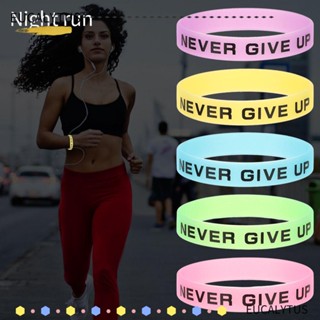 Eutus Never Give Up กําไลข้อมือ สําหรับวัยรุ่น เล่นกีฬา