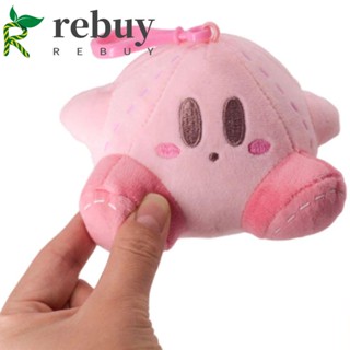 ซื้อซ้ํา Kirby Star Kawaii พวงกุญแจตุ๊กตาโปเกมอน สีชมพู สีส้ม ขนาด 13 ซม.