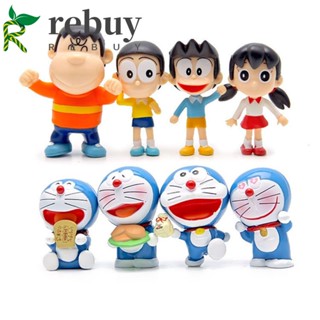 Rebuy โมเดลตุ๊กตาฟิกเกอร์ Doraemon ของเล่น ของสะสม สําหรับเด็ก