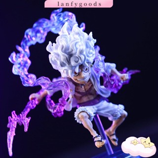 Lanfy โมเดลฟิกเกอร์ Pvc รูปปั้นอนิเมะวันพีช Nika Battle YZ Nica Luffy ขนาด 10 ซม. ของขวัญ ของเล่นสําหรับเด็ก