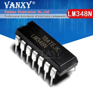 เครื่องขยายเสียง LM348N DIP-14 LM348 DIP DIP14 10 ชิ้น