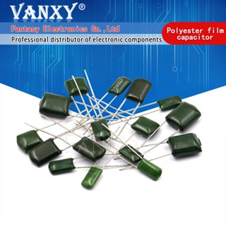 ตัวเก็บประจุฟิล์มโพลีเอสเตอร์ 630V 1nF 1.5nF 10nF 22nF 33nF 47nF 2J102J 2J152J 2J222J 2J472J 2J682J 2J103J 2J223J 2J333J 2J473J 50 ชิ้น