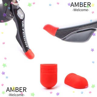 Amber ปลอกซิลิโคน ป้องกันรอยขีดข่วน อุปกรณ์เสริม สําหรับแฮนด์จักรยาน