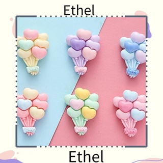 Ethel1 กิ๊บติดผมเรซิ่น รูปลูกโป่ง หัวใจ ขนาดเล็ก 30 ชิ้น สําหรับตกแต่งงานปาร์ตี้