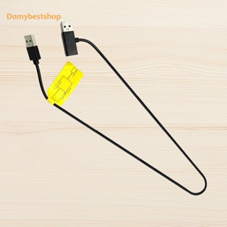 [Domybestshop.th] สายเคเบิลอะแดปเตอร์แปลงพาวเวอร์ซัพพลาย 12V AI พอร์ต USB สําหรับรถยนต์ Android