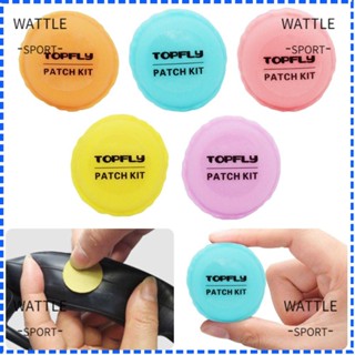 Wattle แผ่นปะยางในรถจักรยาน ทรงกลม 5 สี 14 ชิ้น