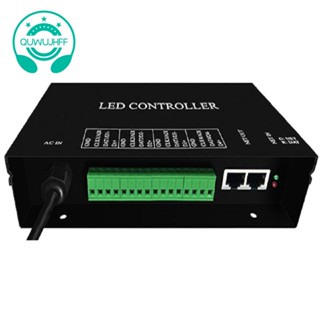 H802ra 4 พอร์ต (4096 พิกเซล) ตัวควบคุมอาร์ทเน็ต DMX Artnet Controller WS2801 WS2811 Artnet Madrix Pixel Controller สําหรับไฟ LED