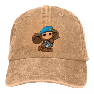【พร้อมส่ง】Cheburashka Che Burashka Gena หมวกแก๊ป ป้องกัน ลายการ์ตูนรัสเซีย หลากสี สไตล์คลาสสิก สําหรับผู้หญิง