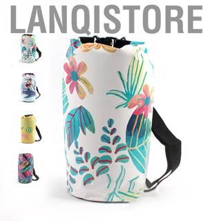 Lanqistore Dry Bag Single Shoulder Inner Tank Design Colorful Water Bucket for Beach Drift Swimming