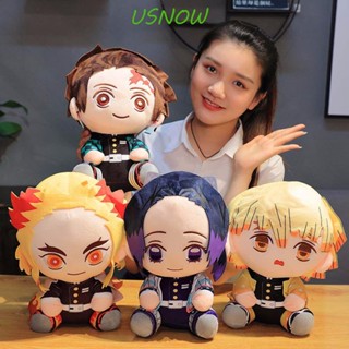 Usnow หมอนตุ๊กตานุ่ม รูปการ์ตูนอนิเมะ Demon Slayer Kamado Tanjirou Kimetsu no Yaiba Tomioka Giyuu Kamado Nezuko ขนาด 20 ซม.