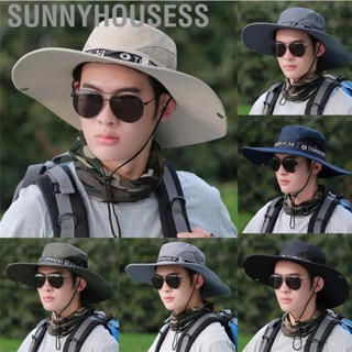 Sunnyhousess Male Sun Hat Summer Fashionable Big Brim Semi Breathable Men Fisherman for Outdoor