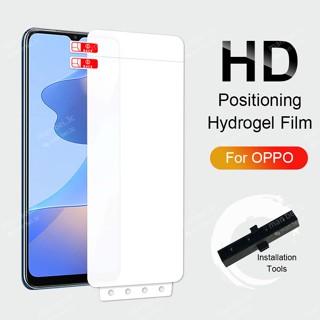 ฟิล์มไฮโดรเจลนิ่ม กันรอยหน้าจอ แบบเต็มจอ สําหรับ OPPO Reno 10 8 8T 5 A78 A76 A74 A54 A92 A52 A15 A15S A5S A12