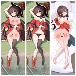 Konosuba Kono ซูบาราชู เซไก นิ ชูคุฟูกุ วู! ปลอกหมอน ลายอนิเมะ Megumin Dakimakura ขนาด 50x150 ซม.