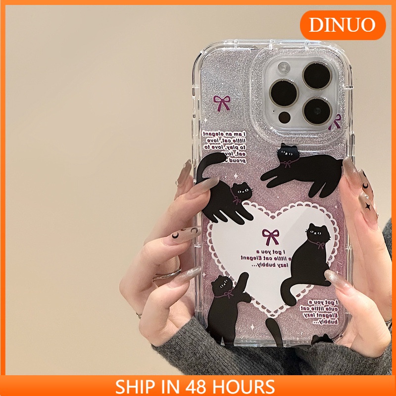 เคสโทรศัพท์มือถือ ลายแมว DINUO J สําหรับ Iphone 15 14promax 13 12 11 XR XS X XSMAX 7 8PLUS-HY