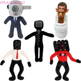 Francesco ตุ๊กตาฟิกเกอร์ Skibidi Toilet Man Audio Man Speakerman ของเล่นสําหรับเด็ก