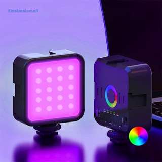 [ElectronicMall01.th] ไฟสตูดิโอ LED RGB ปรับความสว่างได้ สําหรับถ่ายภาพ Vlog ไลฟ์สด