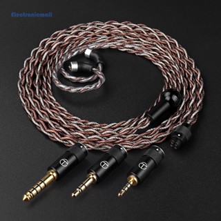[ElectronicMall01.th] สายเคเบิลเสียง TRN-RedChain พร้อมตัวเชื่อมต่อ 2.5 3.5 4.4 มม. ชุบเงิน ทองแดง OFC แบบเปลี่ยน สําหรับ TRN MT1 MAX TA4
