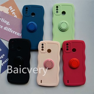 Tecno Spark GO 2020 / Spark 6 GO เคส เคลือบด้าน พร้อมแหวนแม่เหล็ก เคสขาตั้ง ฝาครอบนิ้ว