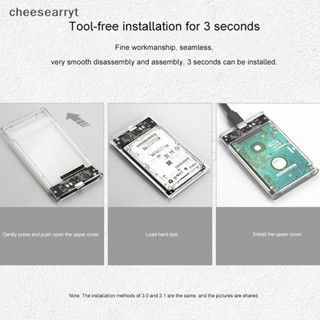 Chee เคสฮาร์ดไดรฟ์ SATA SSD USB TYPE-C 3.0 HDD 2.5 นิ้ว 1 ชิ้น