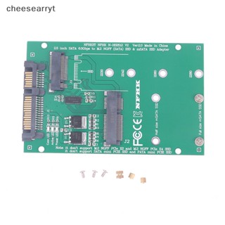 อะแดปเตอร์แปลง Chee mSATA SATA M.2 NGFF m2 2.5 SATA สําหรับ mSATA + M.2 NGFF EN