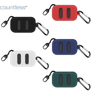 เคสซิลิโคน คาราบิเนอร์ ป้องกันหูฟัง อุปกรณ์เสริม สําหรับ Skullcandy Dime [countless.th]