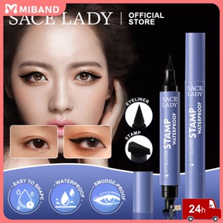 พร้อมส่ง SACE LADY ปากกาเขียนขอบตากันน้ำ บาง ลื่น ใช้ง่าย สีติดทน PK NOVO