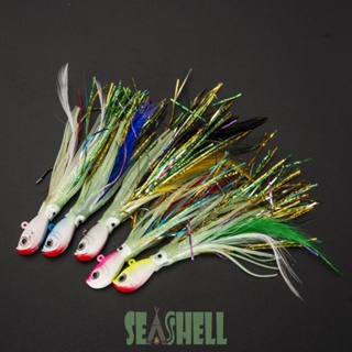 [Seashell02.th] เหยื่อตกปลาไบโอนิคเรืองแสงในที่มืด 5 ชิ้น ต่อชุด