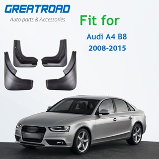 บังโคลนรถยนต์ อุปกรณ์เสริม สําหรับ Audi A4 B8 2008 2009 2010 2011 2012 2013 2014 2015 4 ชิ้น