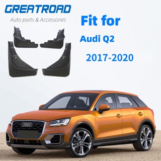 บังโคลนหน้า หลังรถยนต์ อุปกรณ์เสริม สําหรับ Audi Q2 2017 2018 2019 2020 4 ชิ้น