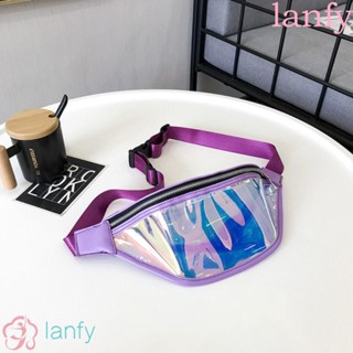 Lanfy กระเป๋าคาดอก Pvc กระเป๋าคาดเอว ใส่เหรียญได้ เหมาะกับเล่นกีฬากลางแจ้ง ตกปลา สําหรับผู้ชาย