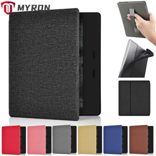 Myron เคสหนัง PU นิ่ม แบบป้องกัน 7 นิ้ว สําหรับ E-book Reader Folio 9 10th Generation Funda Kindle Oasis 2 3