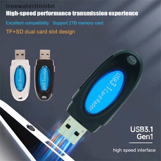 Tt 2 In 1 อะแดปเตอร์การ์ดรีดเดอร์ USB 3.1 SD TF USB 2.0 สําหรับคอมพิวเตอร์ แล็ปท็อป mbn 1 ชิ้น