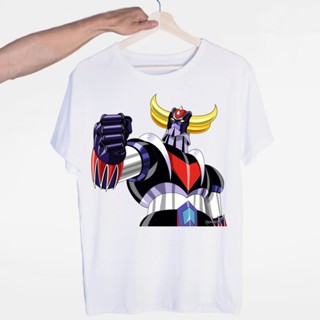 ร้อน a [S-5XL]เสื้อยืดลําลอง แขนสั้น คอกลม พิมพ์ลายหุ่นยนต์ Grendizer แฟชั่นฤดูร้อน สไตล์คลาสสิก สําหรับผู้ชาย