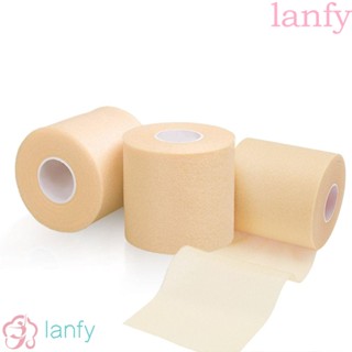 Lanfy ผ้าพันแผลฟองน้ํา ยืดหยุ่น มีประโยชน์ พันใต้ข้อศอก เข่า ป้องกันผิวหนัง เทปกีฬา