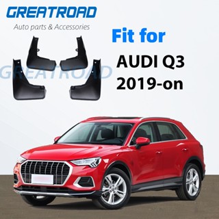 บังโคลนหน้า หลังรถยนต์ อุปกรณ์เสริม สําหรับ Audi Q3 2019 2020 2021 4 ชิ้น