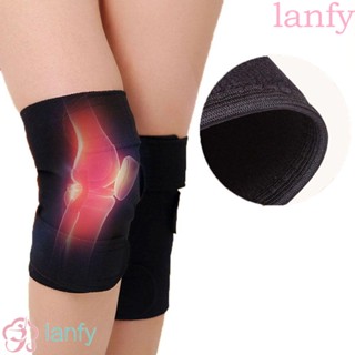 Lanfy ปลอกสวมหุ้มหัวเข่า ผ้ายืดหยุ่น ปรับความร้อนได้ เพื่อสุขภาพ