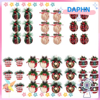 Daphs ลูกบอลโฟม สําหรับแขวนตกแต่งต้นคริสต์มาส 6 ชิ้น ต่อชุด