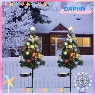 Daphs โคมไฟ LED กันน้ํา สําหรับตกแต่งสวน ลาน ทางเดิน ต้นคริสต์มาส 2 ชิ้น ต่อแพ็ค