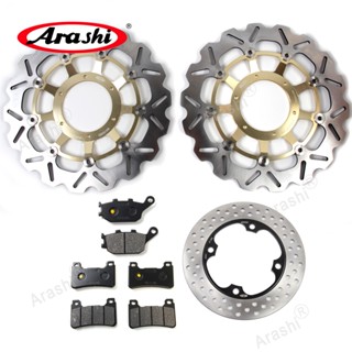 Arashi แผ่นดิสก์เบรกหน้า หลัง CNC สําหรับ HONDA CBR1000RR CBR 1000 RR Fireblade 2004 2005 CBR600RR CBR 600 RR 2005 2006 1 ชุด